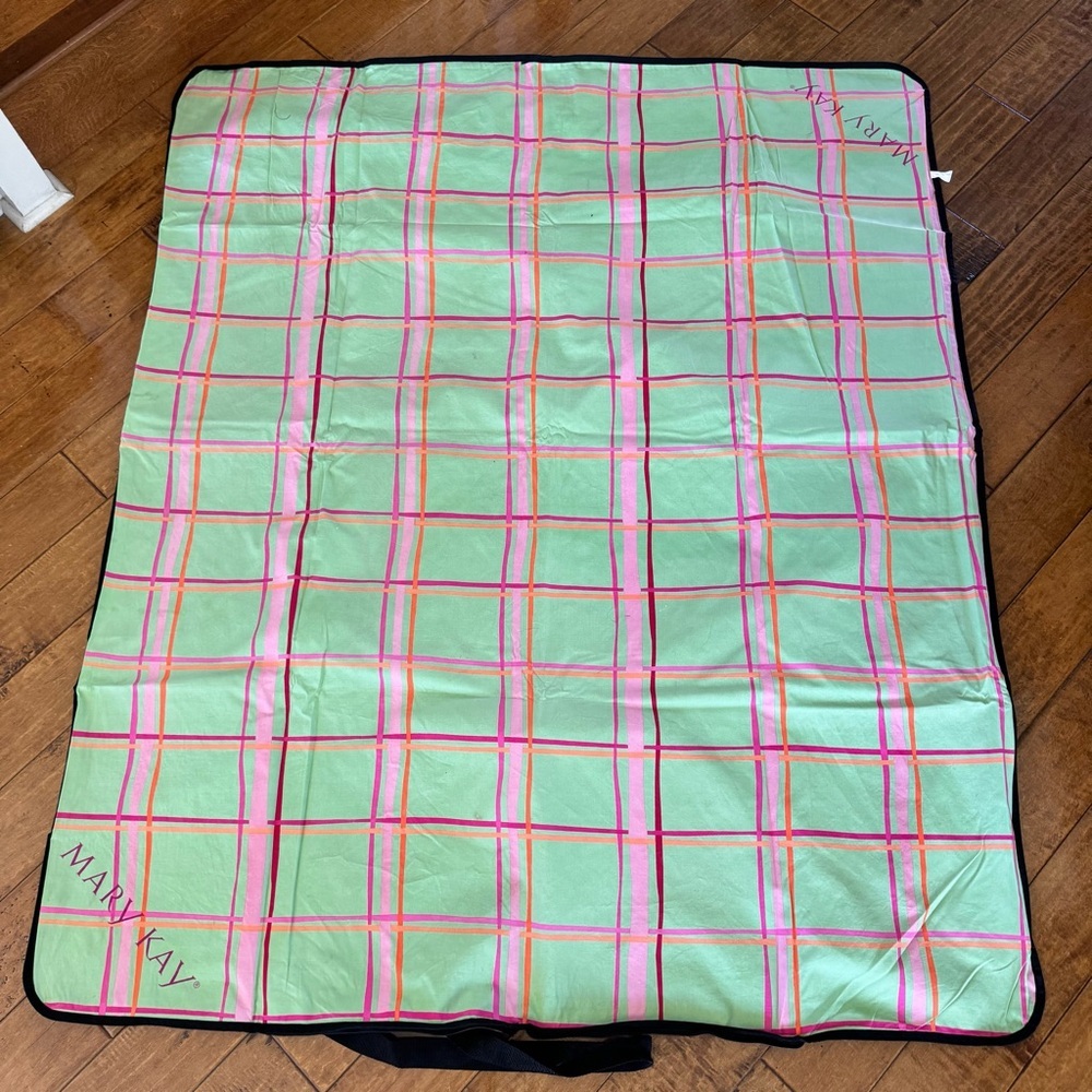 Mary Kay Pastel Plaid Throw